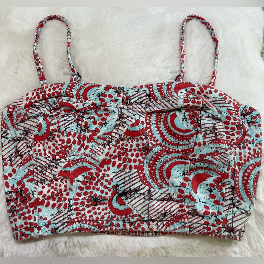 Patterned Crop Top
